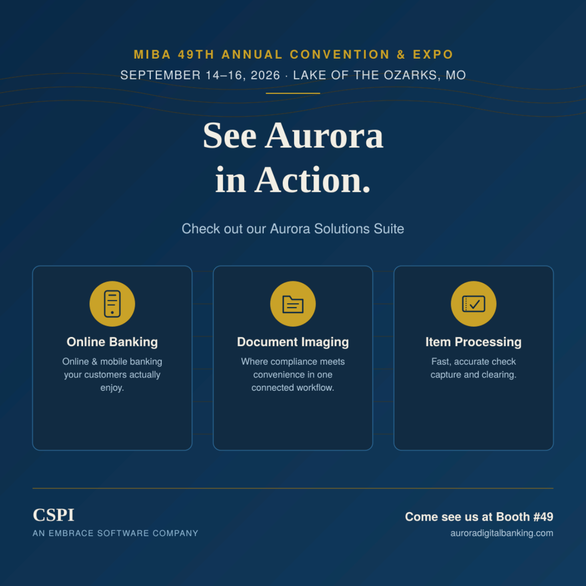 MIBA – Missouri Independent Bankers Association Annual Conference